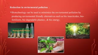 Role of biotechnology in environmental pollution | PDF