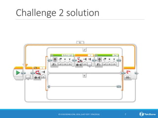 Challenge 2 solution
© EV3LESSONS.COM, 2016, (LAST EDIT: 7/04/2016) 7
 