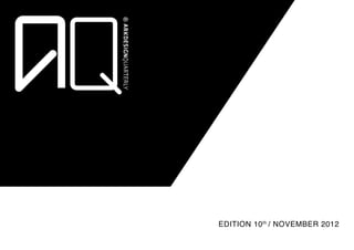 EDITION 10 th / NOVEMBER 2012
 