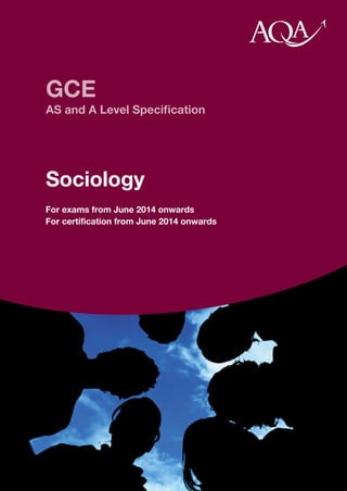 AQA specification sociology