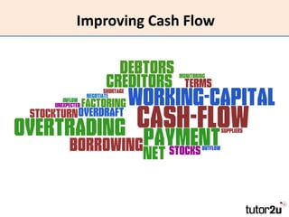 Improving Cash Flow
 