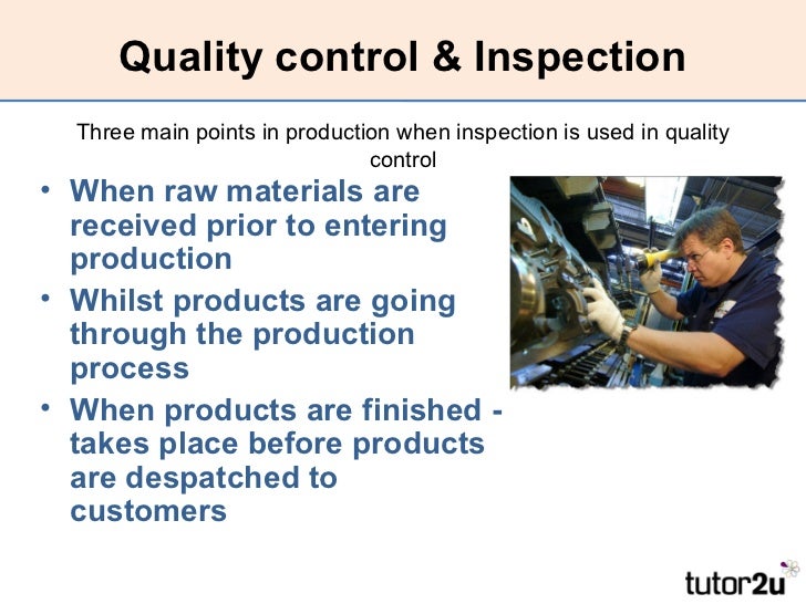 Operations Managing Quality