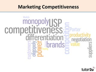 Marketing Competitiveness
 