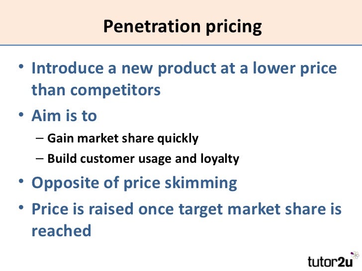Advantages Of Penetration Pricing 16