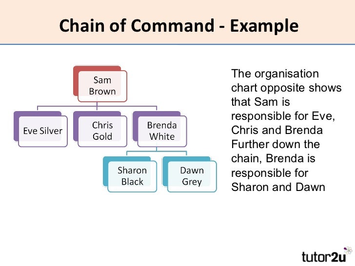 Chain Of Command Chart