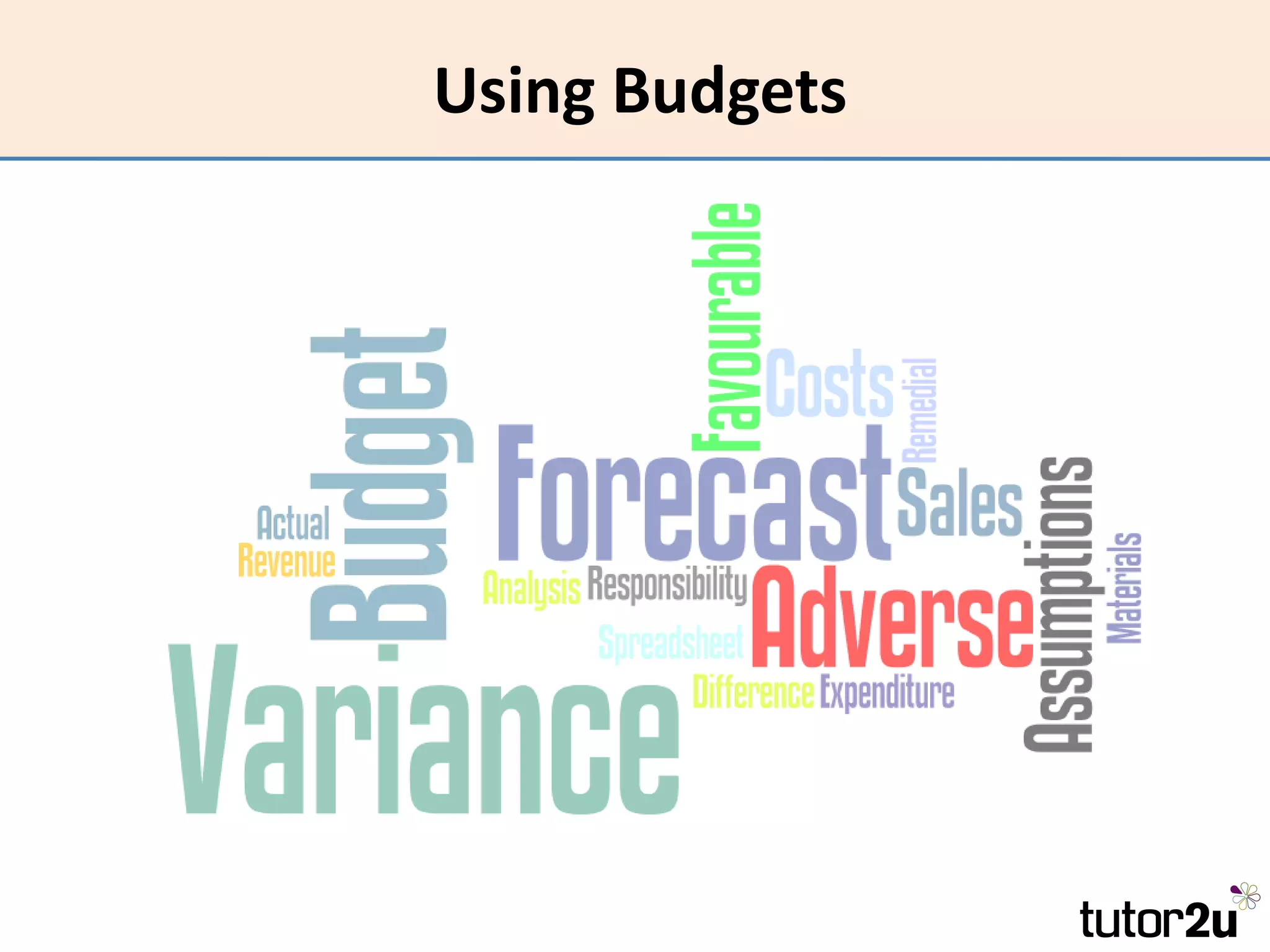 Using Budgets
 