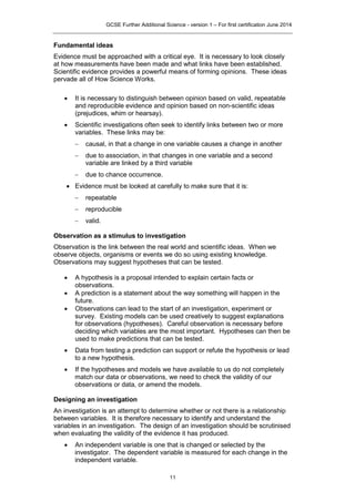 Aqa further additional science