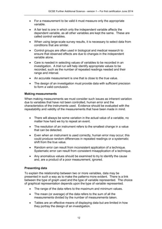 Aqa further additional science