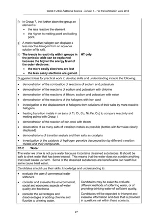 Aqa further additional science