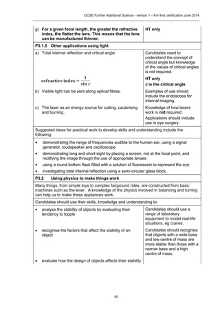 Aqa further additional science
