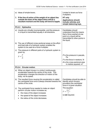 Aqa further additional science