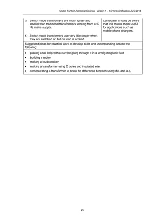 Aqa further additional science