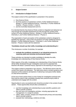 Aqa further additional science