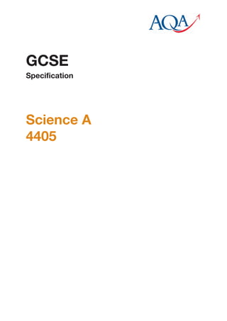 AQA science a 4405
