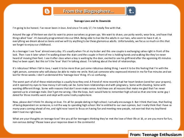 teenage essay writing As such, preventing teenage pregnancy is an important part of ensuring the overall health of the youth population this is a sample essay that. teenage essay writing As such, preventing teenage pregnancy is an important part of ensuring the overall health of the youth population this is a sample essay that.