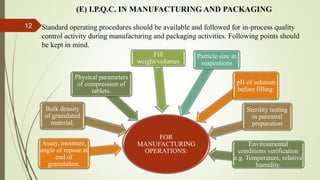 Manufacturing operations and Control | PPTX