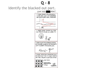 Q – 8
Identify the blacked out part.
 