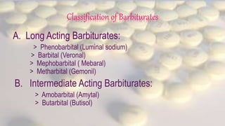 Sedatives Hypnotics Pharmacology | PPTX