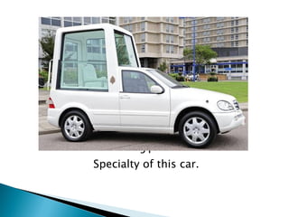 51 
Specialty of this car.  