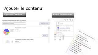 Ajouter le contenu
À partir du GGbBook À partir de ressources
 