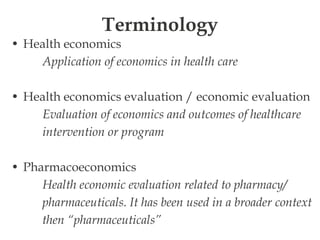 An Introduction to Health Economics | PPTX