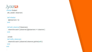 Design patterns: observer pattern | PPTX