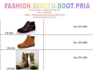 fashion dengan sepatu boot, +62856.04.7999.29