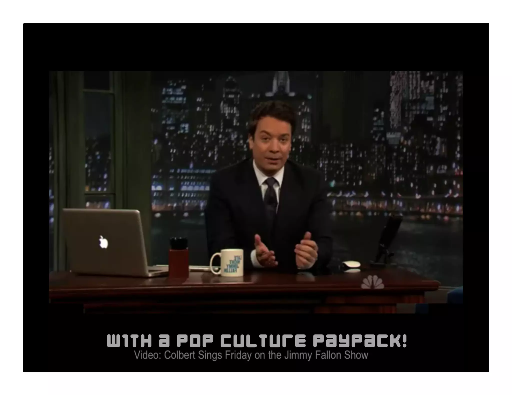 With a Pop Culture Paypack!