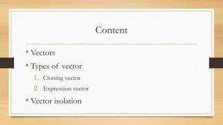 Isolate Vector Vector isolation | PPTX