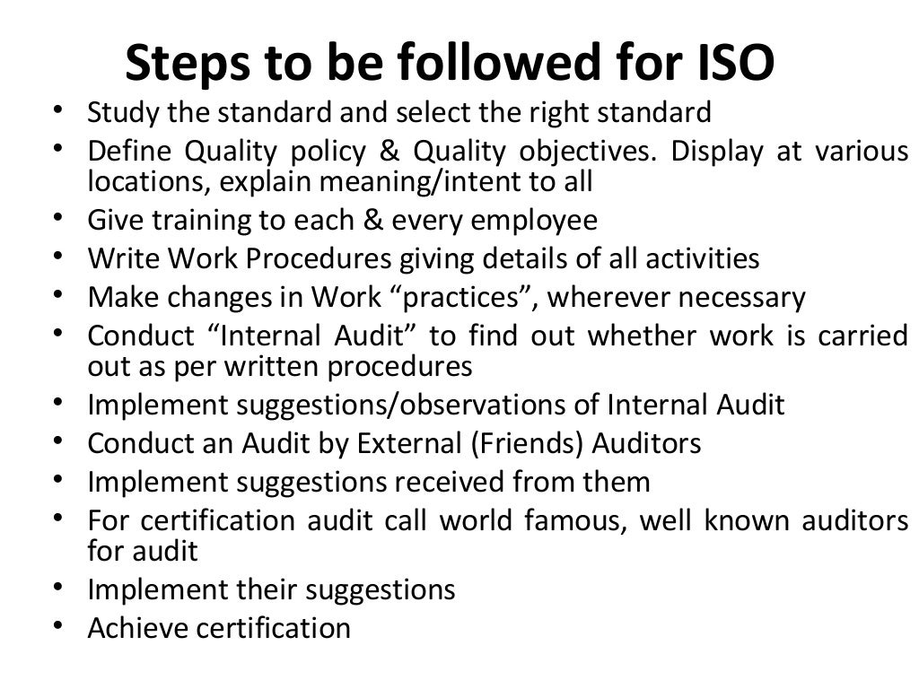 APPAREL QUALITY STANDARD AND IMPLEMENTATION