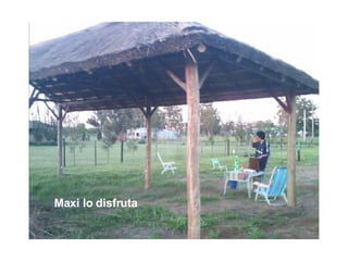 Maxi lo disfruta 