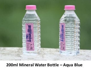 200ml Mineral Water Bottle – Aqua Blue
 
