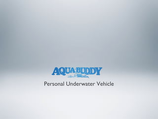 Personal Underwater Vehicle
 