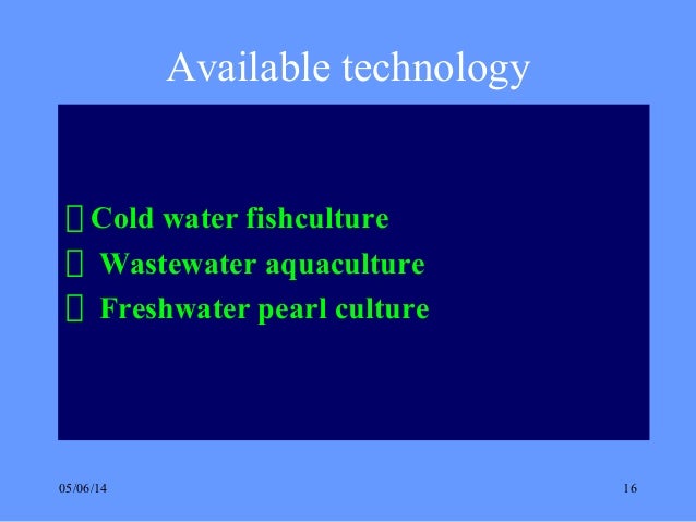 an introduction to aquaculture A growing number of educators in maryland and across the nation are discovering that aquaculture offers an effective tool for teaching science and an excellent vehicle for project-based learning (pbl. an introduction to aquaculture A growing number of educators in maryland and across the nation are discovering that aquaculture offers an effective tool for teaching science and an excellent vehicle for project-based learning (pbl.