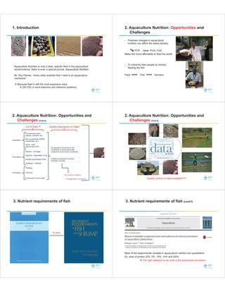 Practical Understanding of Aquafeed Formulation