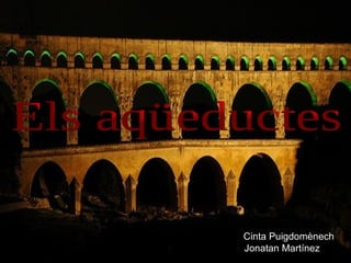 Cinta Puigdomènech Jonatan Martínez Els aqüeductes 