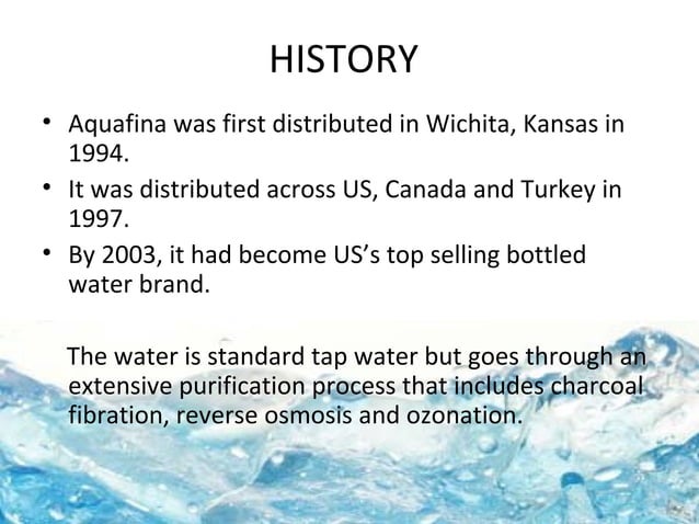 Aquafina by PepsiCo PPT