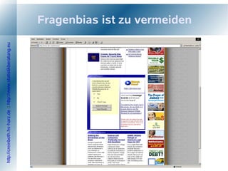 Fragebogendesign