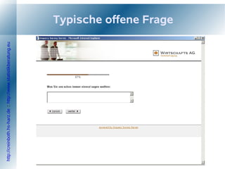 Fragebogendesign