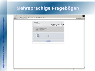 Fragebogendesign
