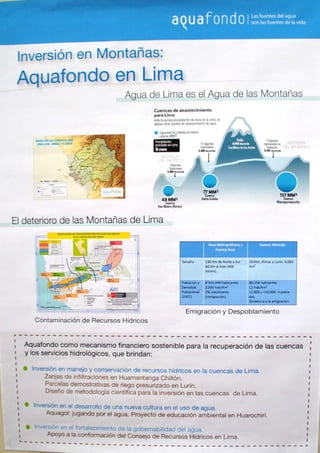 Caso 3: Aquafondo en Lima