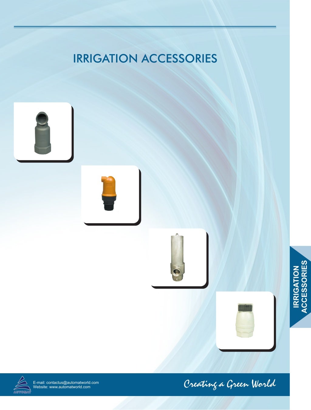 IRRIGATION ACCESSORIES AQUA Catalogue