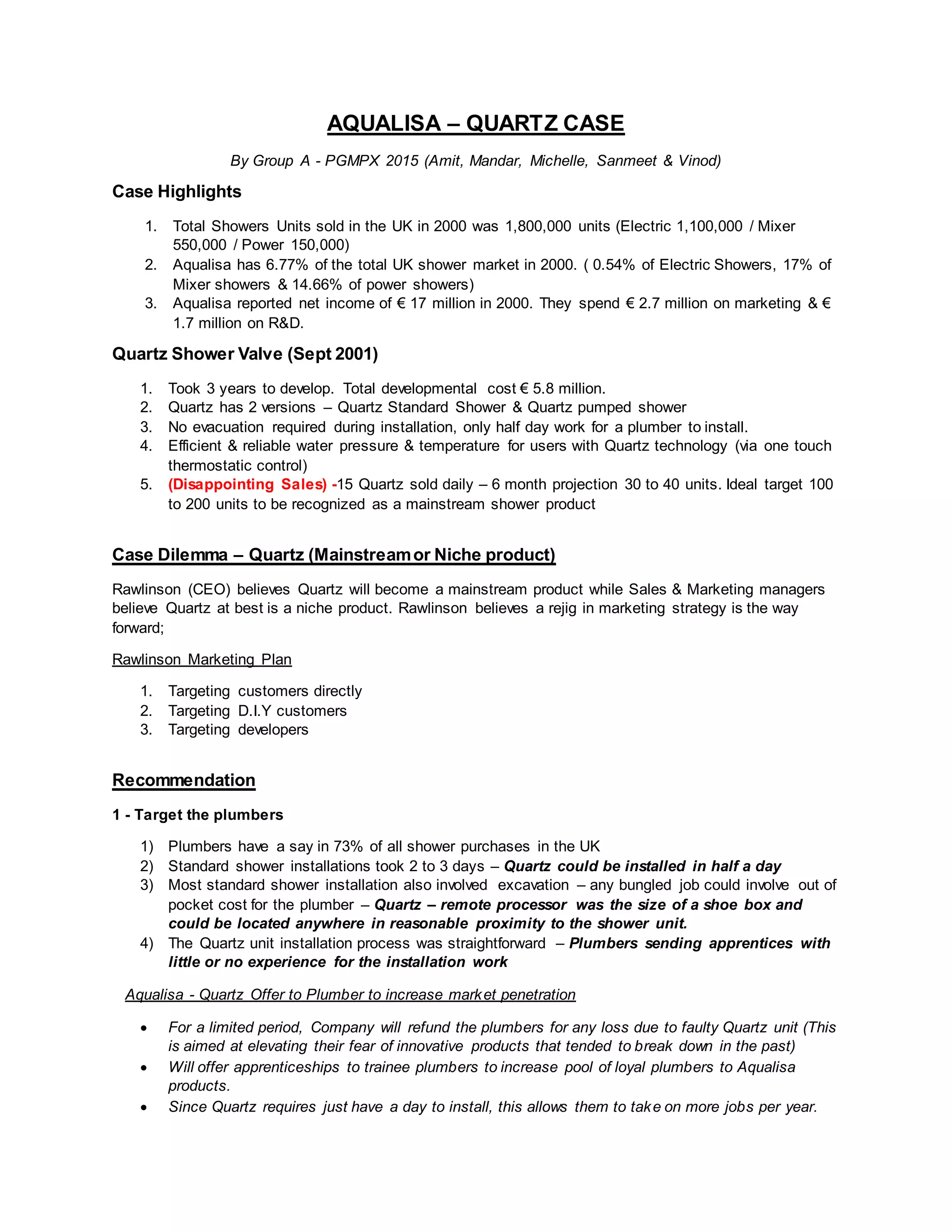 Aqualisa quartz group a (1) PDF