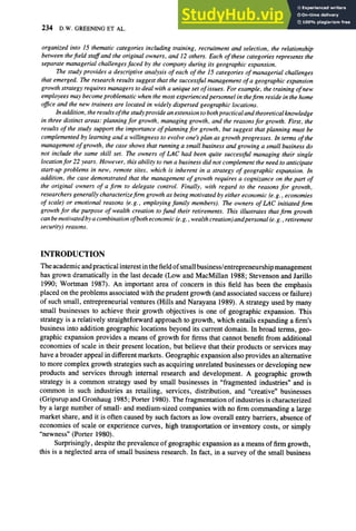 A Qualitative Study Of Managerial Challenges Facing Small Business ...