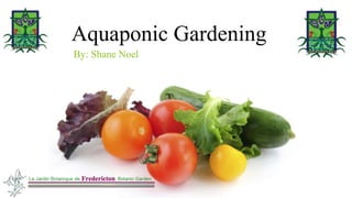 Aquaponic Gardening
By: Shane Noel
 