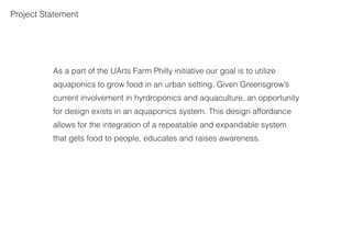 Aquaponics Final Presentation