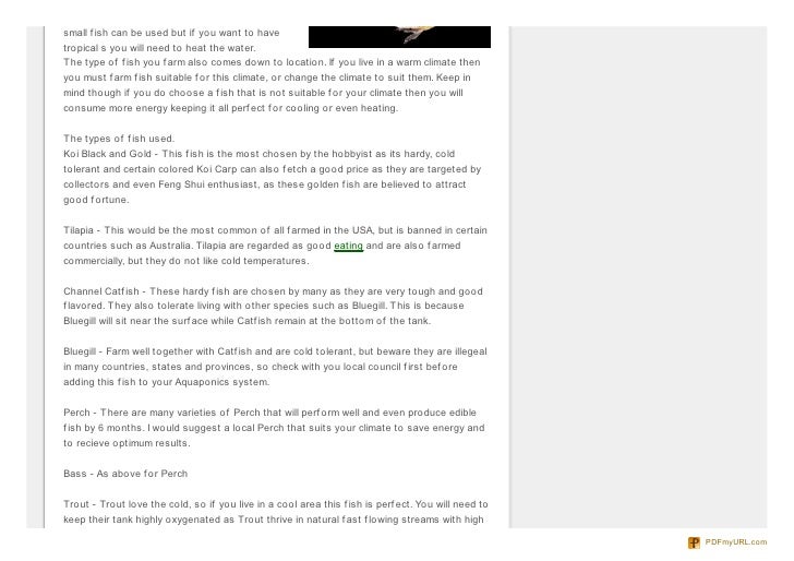 Aquaponics DIY For Beginners