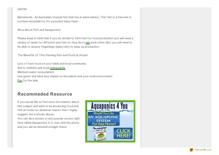 Aquaponics DIY For Beginners
