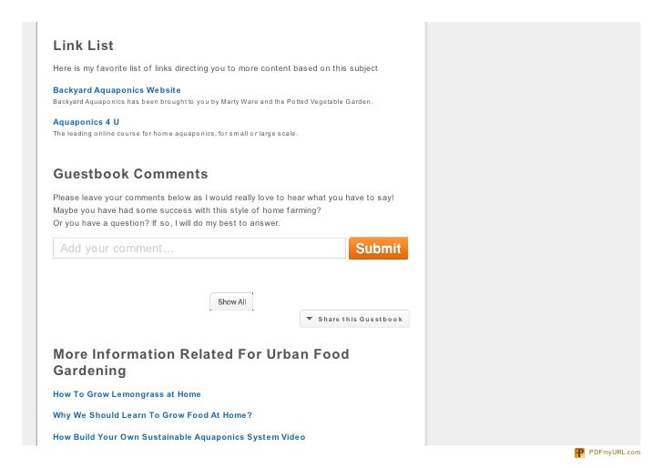 Aquaponics DIY For Beginners