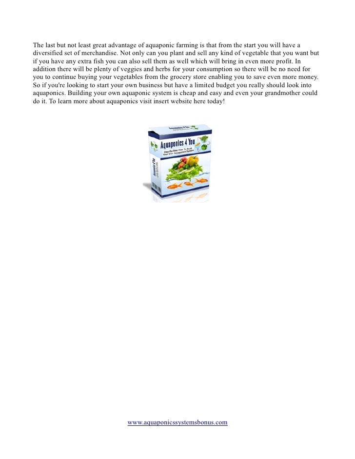 aquaponics systems built at home the easy way!